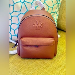 Tory Burch NWT classic brown mini backpack. MRSP $298